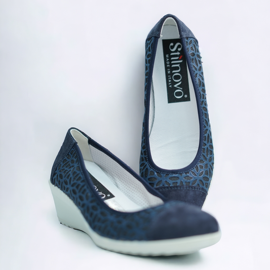 Ballerines à talon compensé Azzurra - STILNOVO